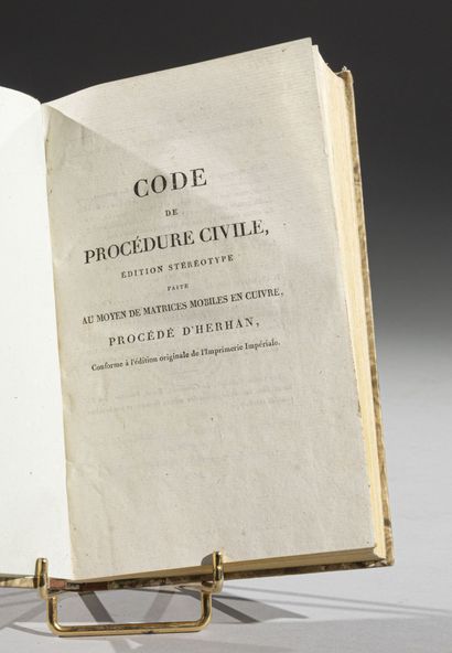 null DROIT, 
Code de procédure civile et projet de code ecclésiastique ou recueil...