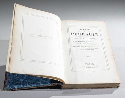 null PERRAULT (C.), 
Contes. 
Paris, Mame, 1835.
In-8 demi-basane noire, le dos titré...
