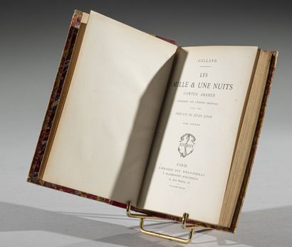 null Les Mille & une nuits, 
Traduit par M. Galland. 
Paris, Librairie des bibliophiles,...