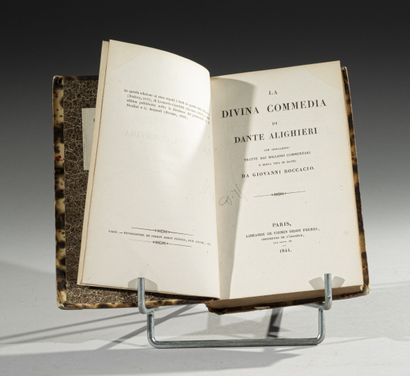 null DANTE (A.), 
La divina commedia
Paris, Firmin Didot, 1844
Un volume en langue...