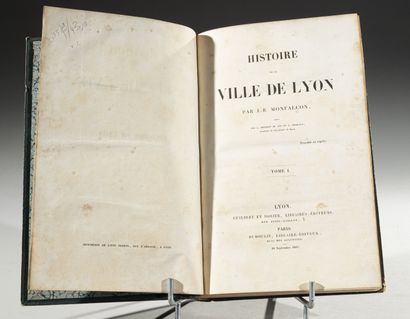null MONFALCON (J.-B.),
Histoire de la ville de Lyon revue par C. BERGHOT et A. PERIGAUD....