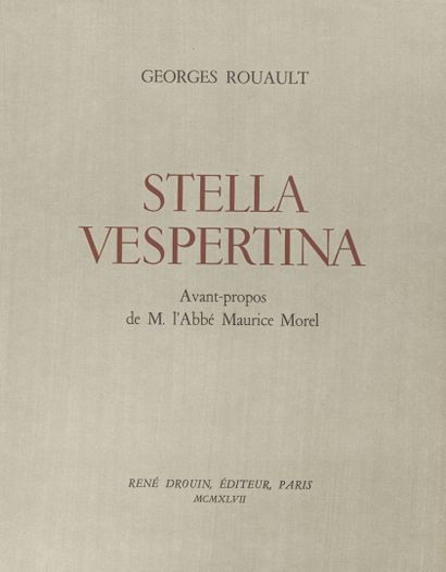 ROUAULT (G.), 
Stella Vespertina.
Recueil...
