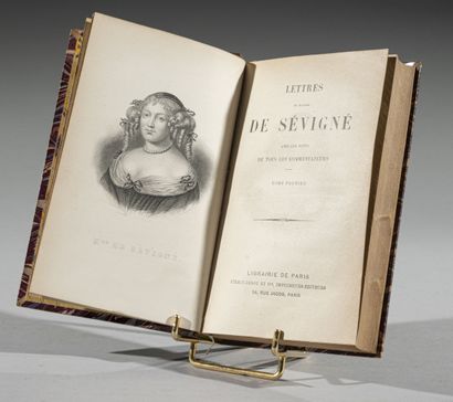 null DE SEVIGNE (M.), 
Lettres.
Paris, Firmin-Didot, 1876.
Six tomes in-12, demi-basane...