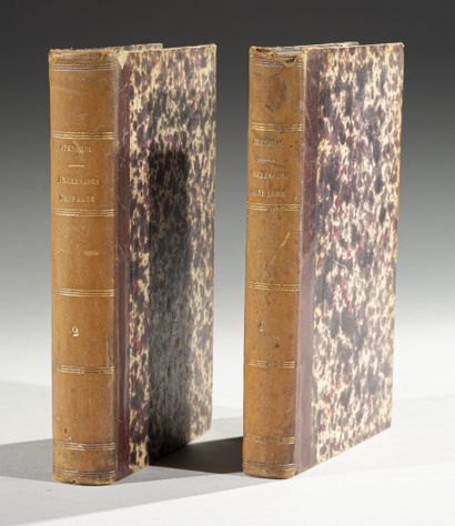 null STENDHAL,
Promenade dans Rome. 
Paris, Delaunay, 1829.
Deux tomes in-8 demi-veau...