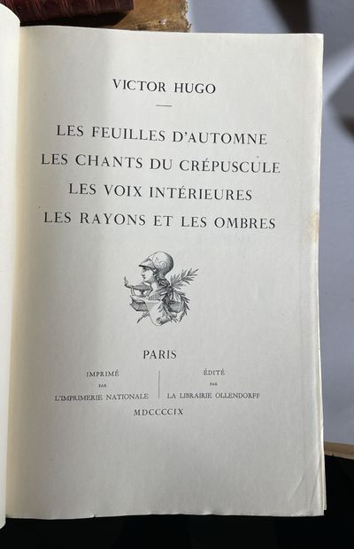 null LITTERATURE
Important lot de soixante-trois livres reliés de littérature française...