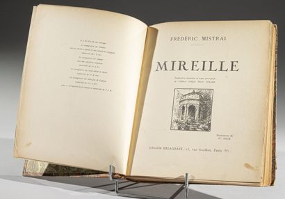 null MISTRAL (F.), 
Mireille.
Paris, Delagrave, 1932.
In-4 demi-basane fauve, le...