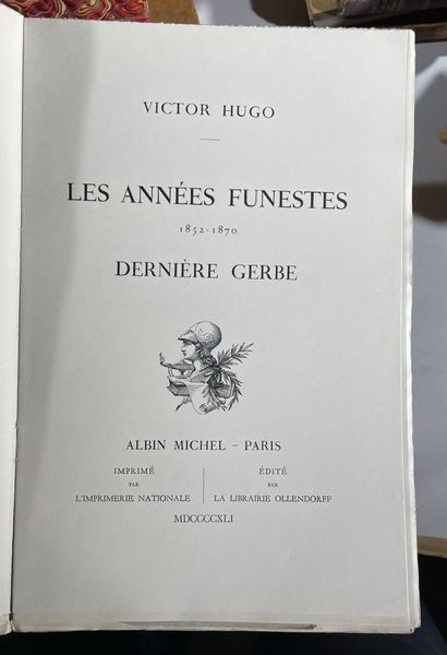 null LITTERATURE
Important lot de soixante-trois livres reliés de littérature française...