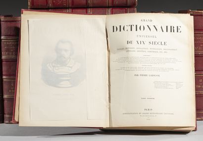 null LAROUSSE (P.),
Grand dictionnaire universel du XIXème siècle.
Paris, administration...