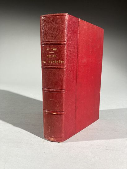 null TAINE (H.), 
Voyage aux Pyrénées.
Paris, Hachette & Cie, 1889.
In-8 demi-maroquin...