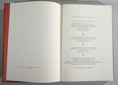 null PARÉ (A.), 
OEuvres.
Bièvres, Pierre de Tartas, 1969. 
Trois volumes in-4, plein...