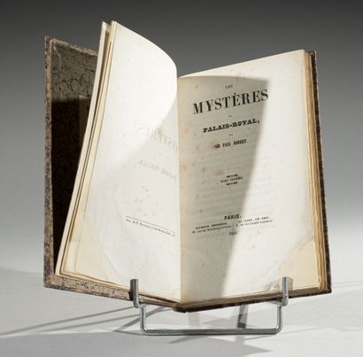 null ROBERT (P.), 
Les mystères du palais-royal 
Paris, Le Clère, 1845.
Deux tomes,...