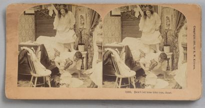 null Stereoscopy of the end of the XIXth century
Lot of six (6) various stereoscopic...