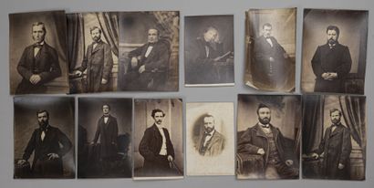 null Jean-Baptiste FRÉNET (1814-1889)
Portraits of men
Meeting of twelve (12) prints...