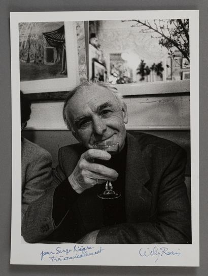 null Willy RONIS (1910-2009)
Portrait de Robert Doisneau au verre de vin
Tirage argentique...
