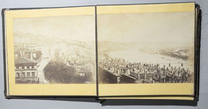 null Jean-François ARMBRUSTER (1835-1912) 
Panorama de Lyon, 1872 
Immense et ambitieux...