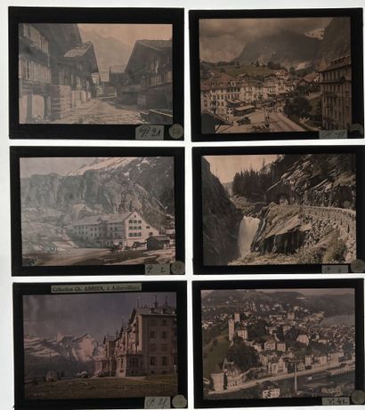 null Charles ADRIEN (1866-1930)
Mountain landscapes in Switzerland including the...