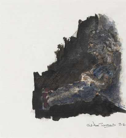 null Cristina TAVARÈS (née en 1961)
Sans titre, 1996
Aquarelle et encre, signée et...