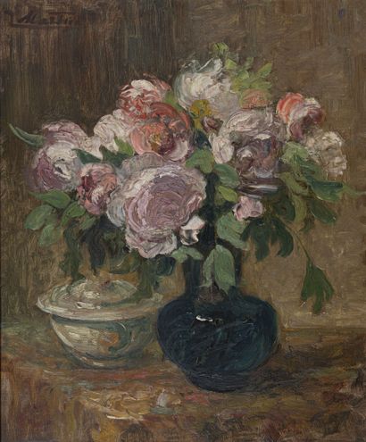 Jacques MARTIN (1844-1919)
Bouquet de pivoines
Huile...
