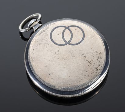 null ZENITH
Pocket watch in silver (800°/°°), including blackened bezel and back...
