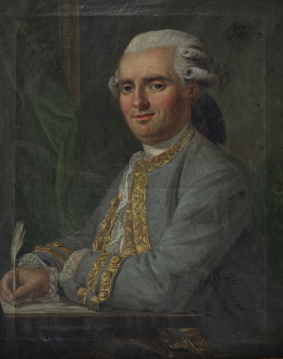 FRENCH SCHOOL circa 1770
Portrait of Mr Boulay
Original...