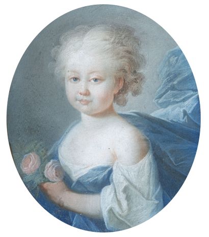 18th century FRENCH school
Portrait of a...