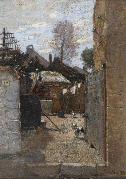 Rudolf RIBARZ (1848-1904)
Moulin à l'entrée...