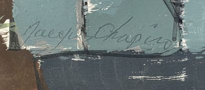 null Jacques CHAPIRO (1887-1973)
Danseurs et musiciens 
Gouache sur papier signée...