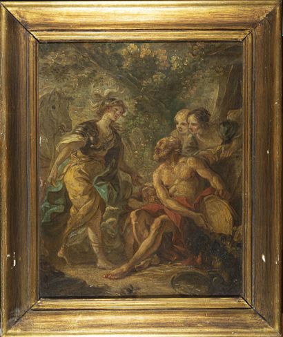 null Louis-Jean-Jacques DURAMEAU (Paris, 1733 - Versailles, 1796)
Herminie chez les...