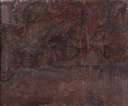 null René HAMIOT (1912-1975)
Paysage nocturne
Huile sur toile, portant le cachet...
