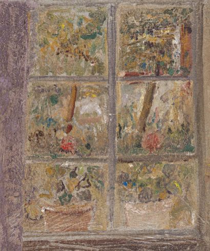 null René HAMIOT (1912-1975)
La fenêtre
Huile sur toile, signée en bas à gauche,...