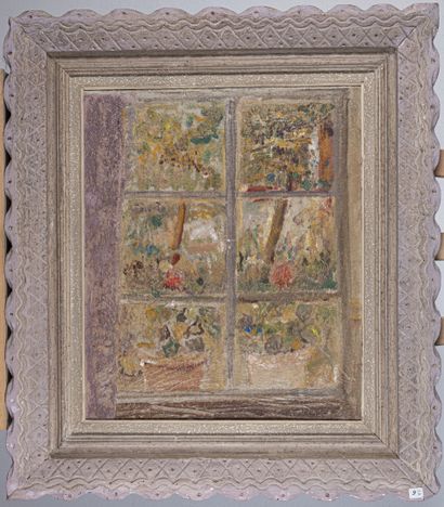 null René HAMIOT (1912-1975)
La fenêtre
Huile sur toile, signée en bas à gauche,...