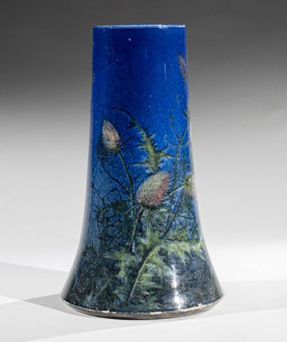 Clément MASSIER (1845 - 1917) 
Vase tubulaire...