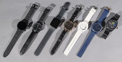 Lot de montres composé comme suit : 
Une...