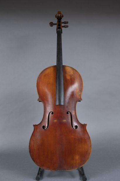 Rare violoncelle 4/4 fait par Georges Chardon,...