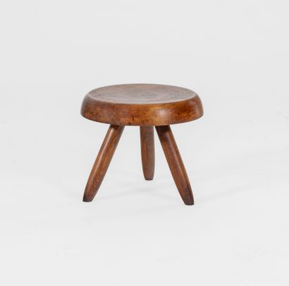  Charlotte PERRIAND (1903 - 1999)
Tabouret bas dit 