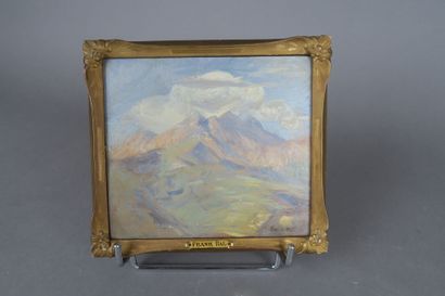 null Frank BAL (1876-1960)
Paysage de montagne
Huile sur panneau, signée en bas à...