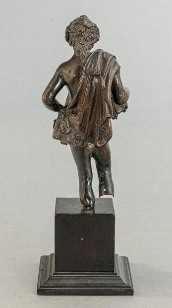 null École ITALIENNE du XVIe siècle
Bacchus
Bronze à patine brune
Socle en bois postérieur
H....