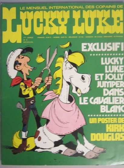 null Trois exemplaires du Mensuel international des copains de Lucky Luke, 1ère année,...