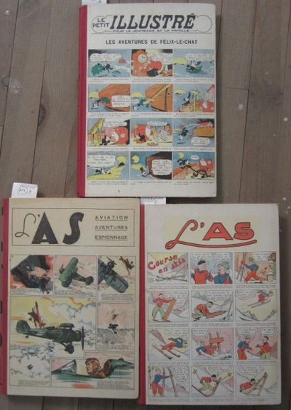 null Deux albums de bandes-dessinées " L'As, Aviation - Aventures - Espionnage"
Années...
