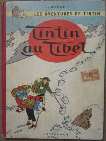 null HERGE, Tintin au Tibet, Casterman, 1960, Edition originale
Mauvais état (déchirures...