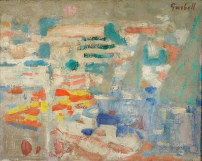 Alexandre GARBELL (1903-1970) Sur la Côte Huile sur toile Signée en haut à droite...