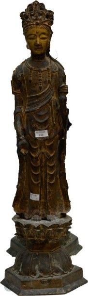 JAPON Bouddha Début du XXe siècle H. 81 cm