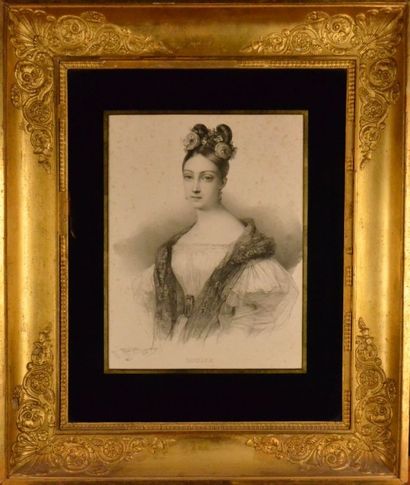 D'après H. GREYVEDON Henri, comte de Chambord, 1833 Louise, Duchesse de Parme, 1834...