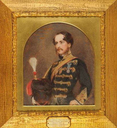 École ANGLAISE de la n du XIXe siècle Portrait de l' «Honorable Somerset J. Gough-Calthorpe...