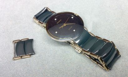 RADO Bracelet montre de dame, modèle «Centrix Jubilé», boîtier métal et bracelet...
