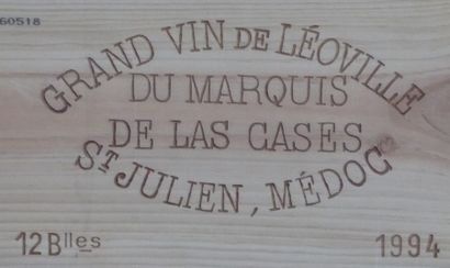 null 12 B CHÂTEAU LEOVILLE LAS CASES (Caisse Bois) GCC2 St Julien 1994