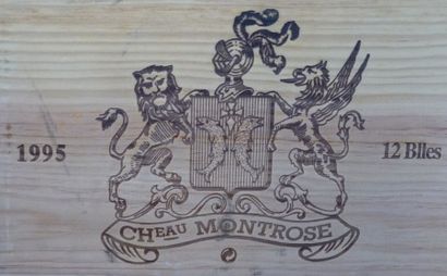 null 12 B CHÂTEAU MONTROSE (Caisse Bois) GCC2 St Estephe 1995