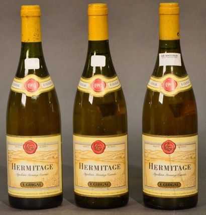null 3 B HERMITAGE Blanc (e.l.s.) Guigal 1992