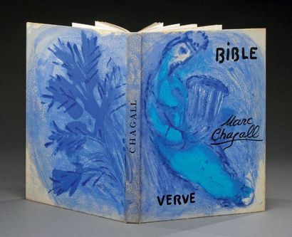 [CHAGALL] BIBLE. PARIS, VERVE VOLUME VIII - N° 33-34, 1956. Un volume, grand in-4,...