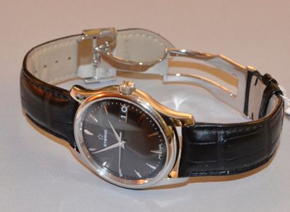 ETERNA Bracelet-montre d'homme 1948 dans son coffret, mouvement automatique, boîtier...